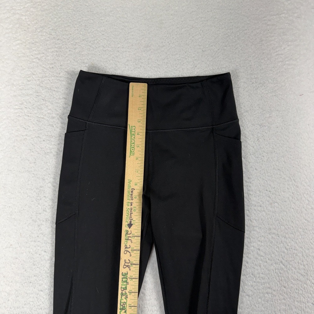 Victoria's Secret Women's Black 3/4 Length Yoga Leggings 6/170/68A W25x23 Sport - Picture 3 of 9